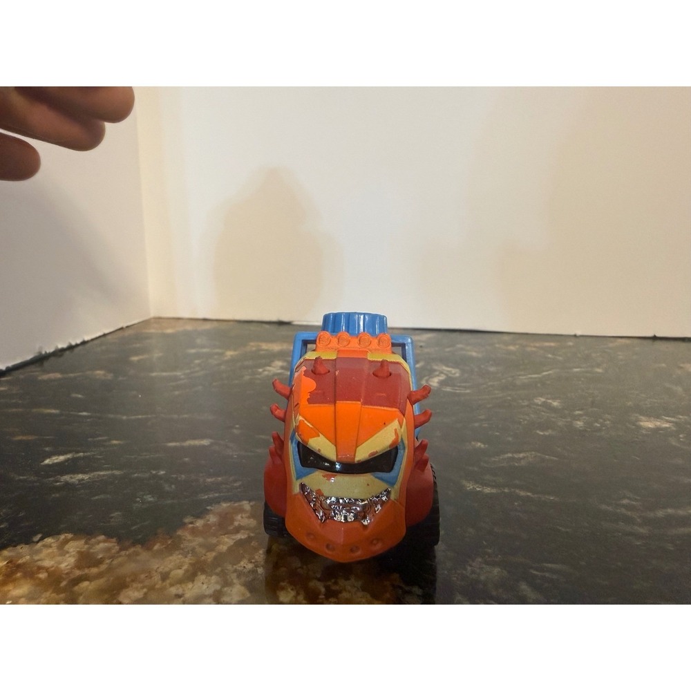 Masters of the universe Hot wheel Orange Blue Red Green Spikes Face Wheels - Picture 3 of 4